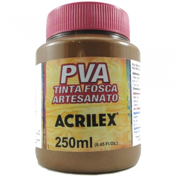 TINTA ACRILEX FOSCA P/ARTES.250 ML 531 MARROM