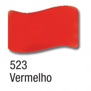ESMALTE VITRAL ACRILEX 37 ML 523-VERMELHO