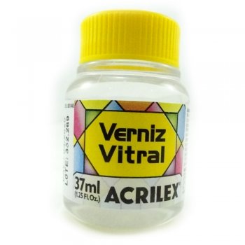 VERNIZ VITRAL ACRILEX 37 ML 500-INCOLOR